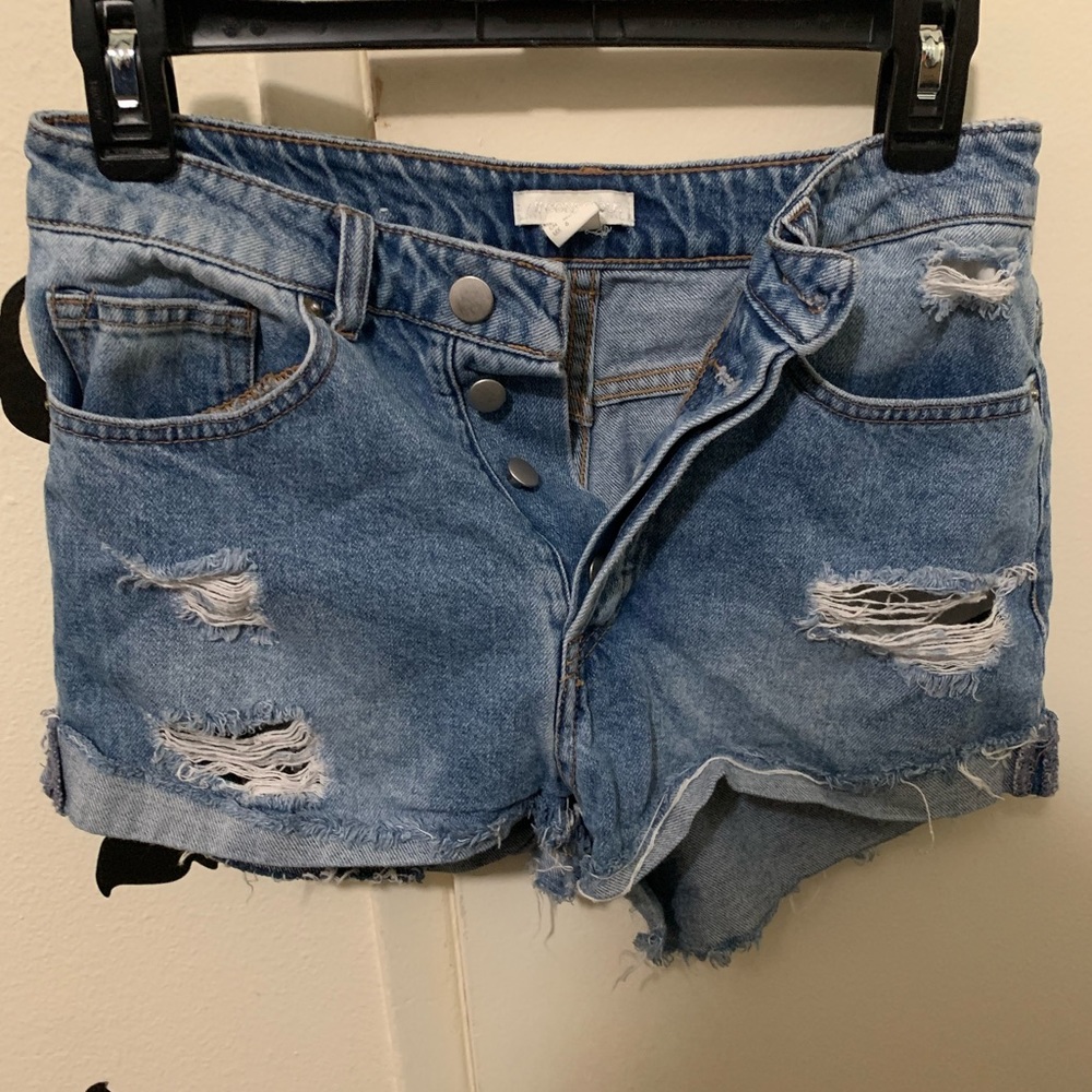 Denim  shorts